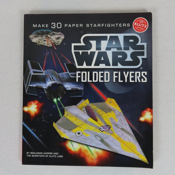Star Wars Folder Flyers Paper Airplane Book - Picture 2 of 9